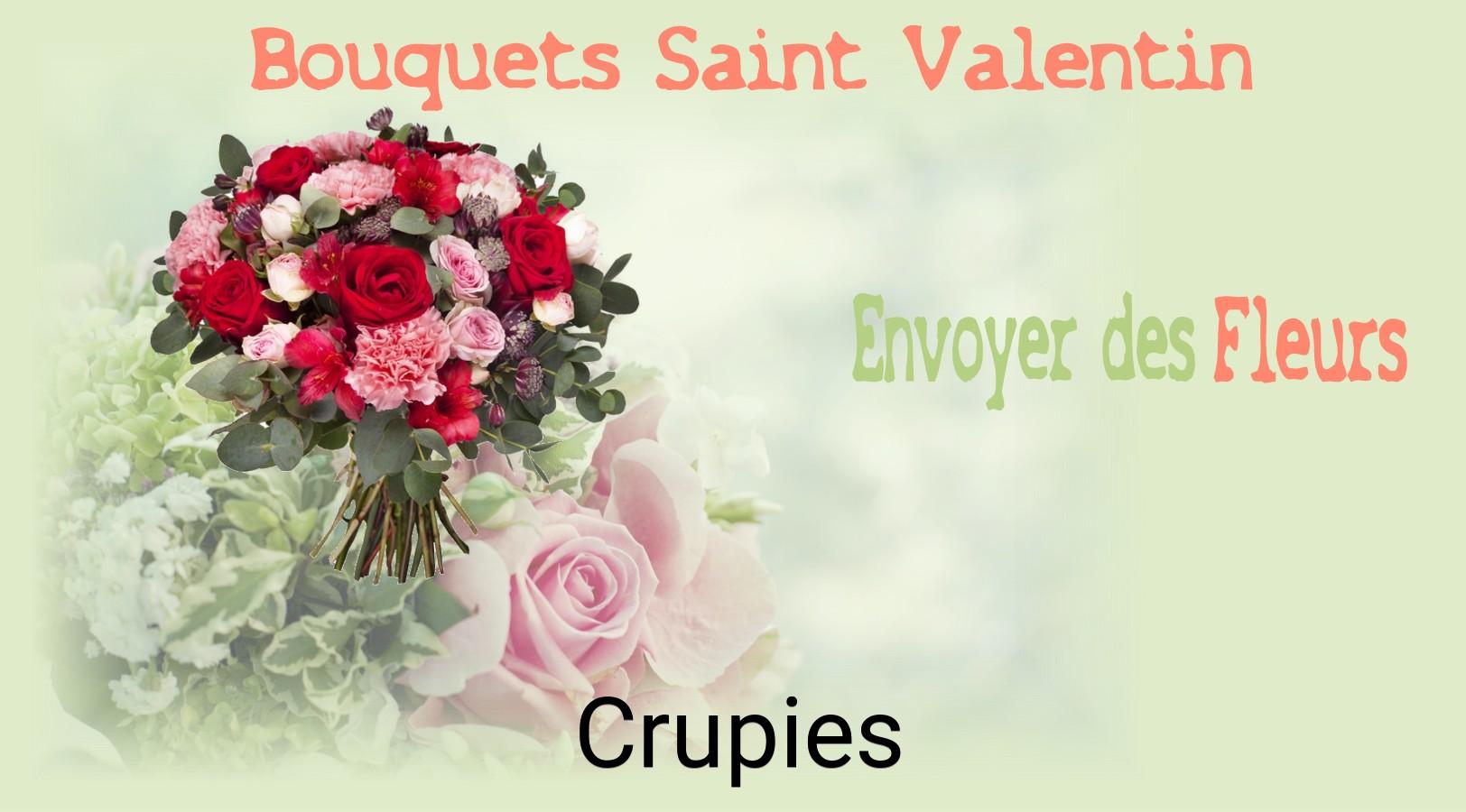 Roses de Saint-Valentin livrées à Crupies
